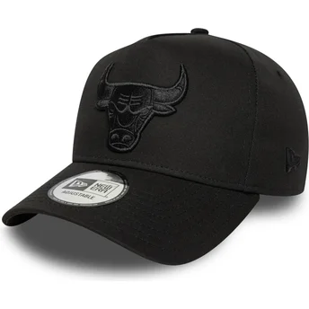 Șepci curbată negru snapback E Frame Essential de Chicago Bulls NBA de New Era
