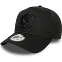 new-era-curved-brim-e-frame-essential-las-vegas-raiders-nfl-black-snapback-cap