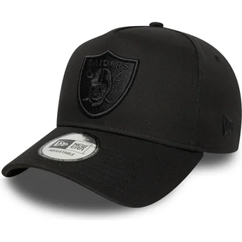 Cappellino snapback nero curvo E Frame Essential dei Las Vegas Raiders NFL di New Era