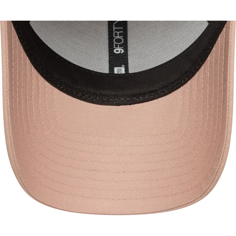 cappellino-curvo-rosa-regolabile-da-donna-9forty-mini-logo-dei-new-york-yankees-mlb-di-new-era