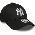 gorra-curva-negra-ajustable-para-mujer-9twenty-league-essential-de-new-york-yankees-mlb-de-new-era