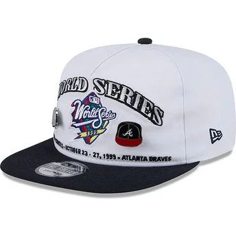Șepci plată negru snapback Golfer Championship Pin de New York Yankees & Atlanta Braves MLB de New Era