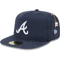 epci-plata-bleumarin-fitted-59fifty-a-frame-championship-side-flag-de-atlanta-braves-mlb-de-new-era