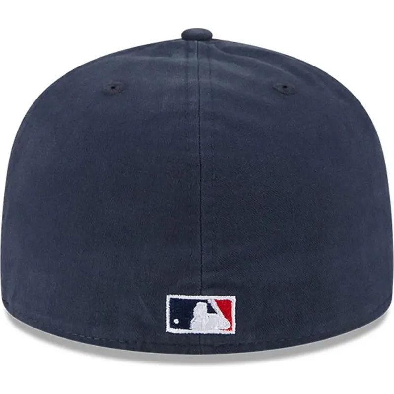 marinbla-platt-keps-justerad-59fifty-a-frame-championship-side-flag-atlanta-braves-mlb-fran-new-era