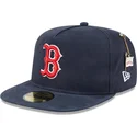 cappello-piatto-blu-navy-chiuso-59fifty-a-frame-championship-side-flag-dei-boston-red-sox-mlb-di-new-era