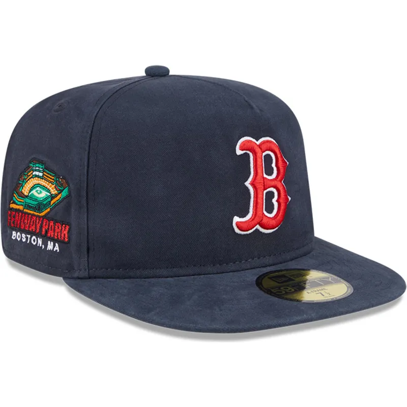 59fifty-a-frame-championship-side-flag-boston-red-sox-mlb-navy-blaue-fitted-cap-von-new-era