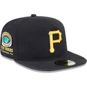 cappello-piatto-nero-regolabile-59fifty-a-frame-championship-side-flag-dei-pittsburgh-pirates-mlb-di-new-era