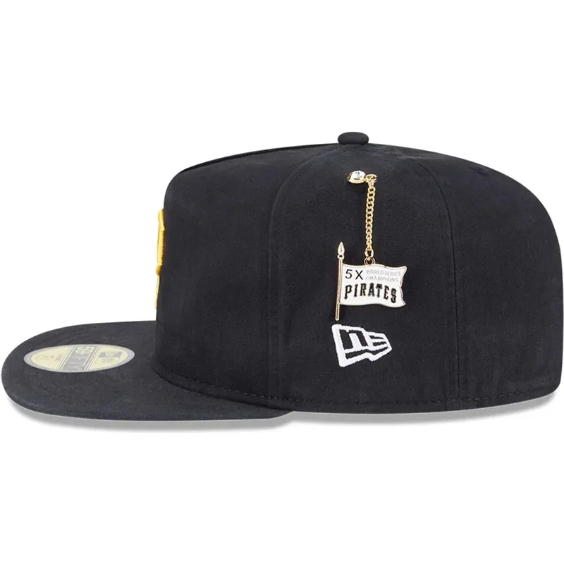schwarze-angepasste-59fifty-a-frame-championship-side-flag-kappe-der-pittsburgh-pirates-mlb-von-new-era