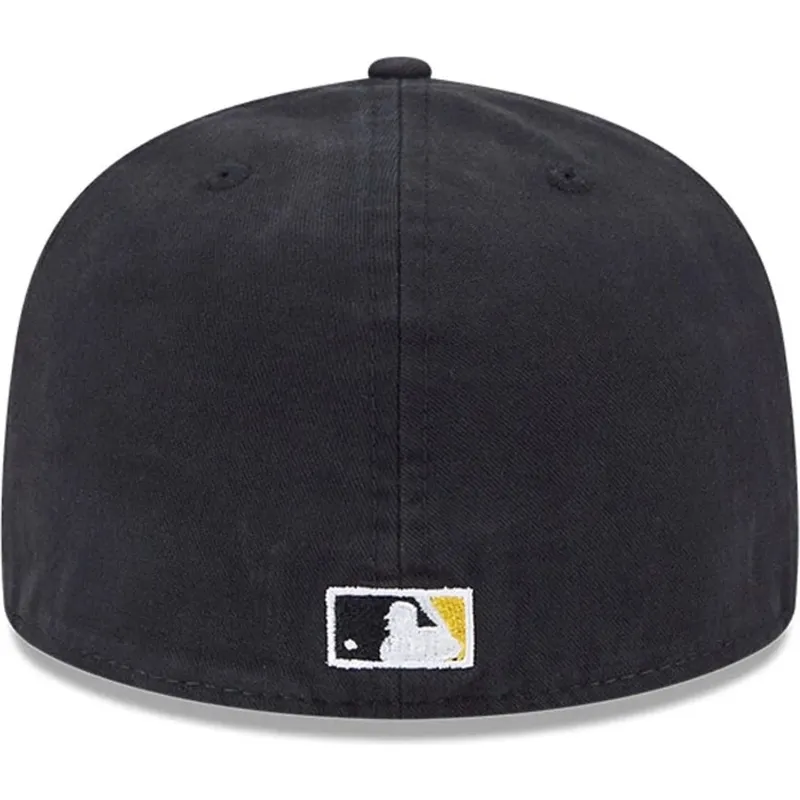 cappello-piatto-nero-regolabile-59fifty-a-frame-championship-side-flag-dei-pittsburgh-pirates-mlb-di-new-era