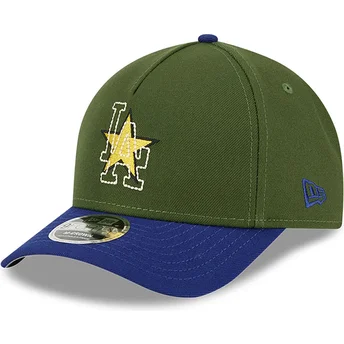 Gorra curva verde y azul snapback 9FORTY M-Crown City Feature de Los Angeles Dodgers MLB de New Era