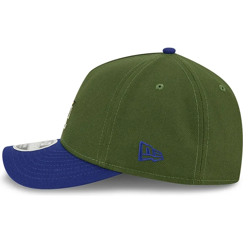 grune-und-blaue-gebogene-snapback-kappe-9forty-m-crown-city-feature-der-los-angeles-dodgers-mlb-von-new-era