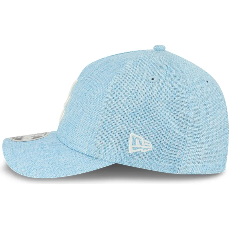 epci-curbata-albastru-snapback-9forty-m-crown-a-frame-cotton-weave-de-atlanta-braves-mlb-de-new-era