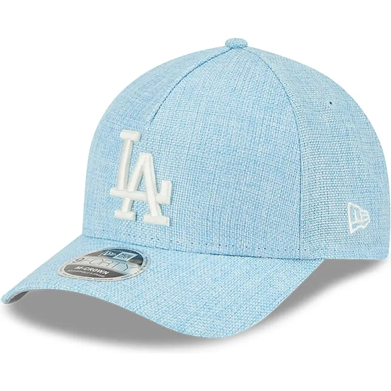 epci-curbata-albastru-snapback-9forty-m-crown-a-frame-cotton-weave-de-los-angeles-dodgers-mlb-de-new-era