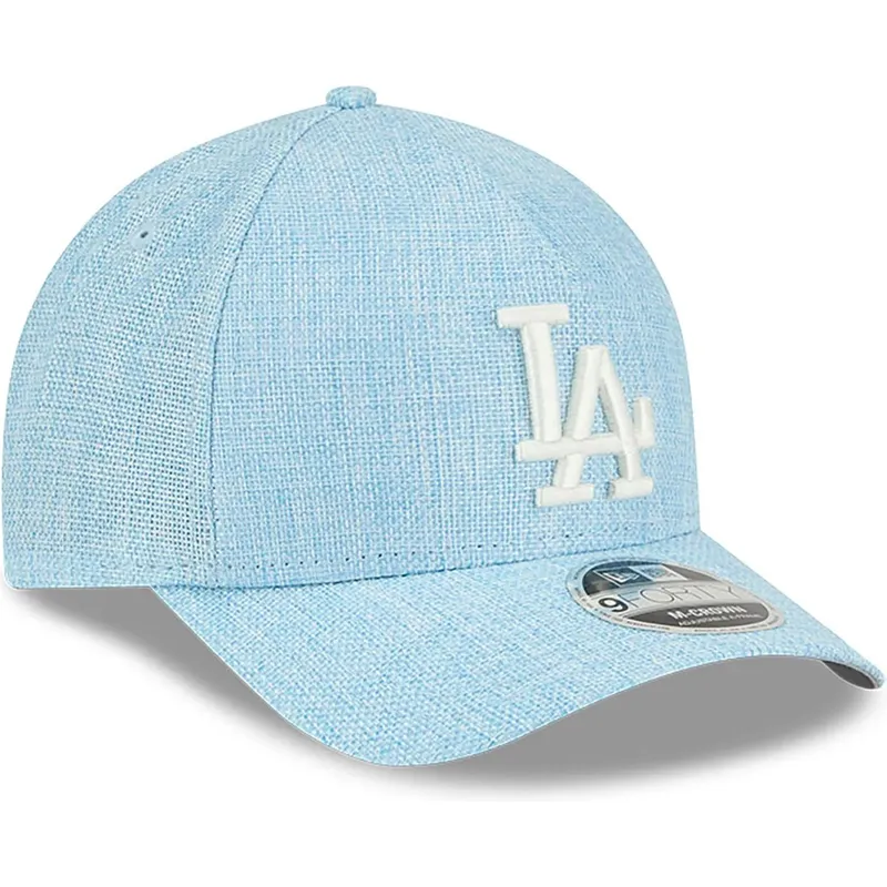 epci-curbata-albastru-snapback-9forty-m-crown-a-frame-cotton-weave-de-los-angeles-dodgers-mlb-de-new-era