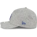 grau-gebogener-snapback-mit-blauem-logo-9forty-m-crown-a-frame-cotton-weave-der-los-angeles-dodgers-mlb-von-new-era