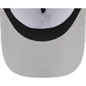 grau-gebogener-snapback-mit-blauem-logo-9forty-m-crown-a-frame-cotton-weave-der-los-angeles-dodgers-mlb-von-new-era