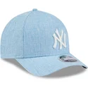 epci-curbata-albastru-snapback-9forty-m-crown-a-frame-cotton-weave-de-new-york-yankees-mlb-de-new-era