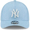 epci-curbata-albastru-snapback-9forty-m-crown-a-frame-cotton-weave-de-new-york-yankees-mlb-de-new-era
