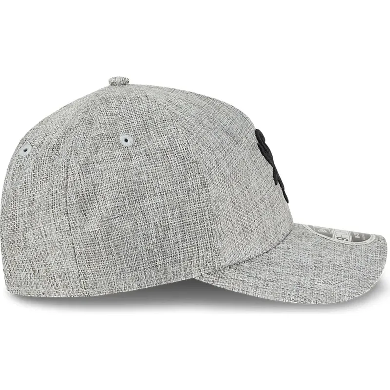 epci-curbata-gri-snapback-9forty-m-crown-a-frame-cotton-weave-de-chicago-white-sox-mlb-de-new-era