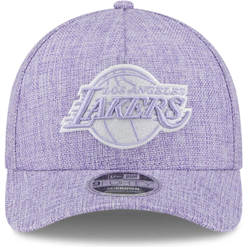 epci-curbata-violet-snapback-9forty-m-crown-a-frame-cotton-weave-de-los-angeles-lakers-nba-de-new-era