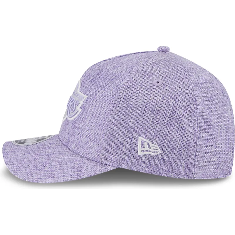 epci-curbata-violet-snapback-9forty-m-crown-a-frame-cotton-weave-de-los-angeles-lakers-nba-de-new-era