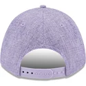 cappellino-curvo-viola-snapback-9forty-m-crown-a-frame-cotton-weave-dei-los-angeles-lakers-nba-di-new-era