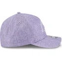 cappellino-curvo-viola-snapback-9forty-m-crown-a-frame-cotton-weave-dei-los-angeles-lakers-nba-di-new-era