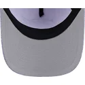 cappellino-curvo-viola-snapback-9forty-m-crown-a-frame-cotton-weave-dei-los-angeles-lakers-nba-di-new-era