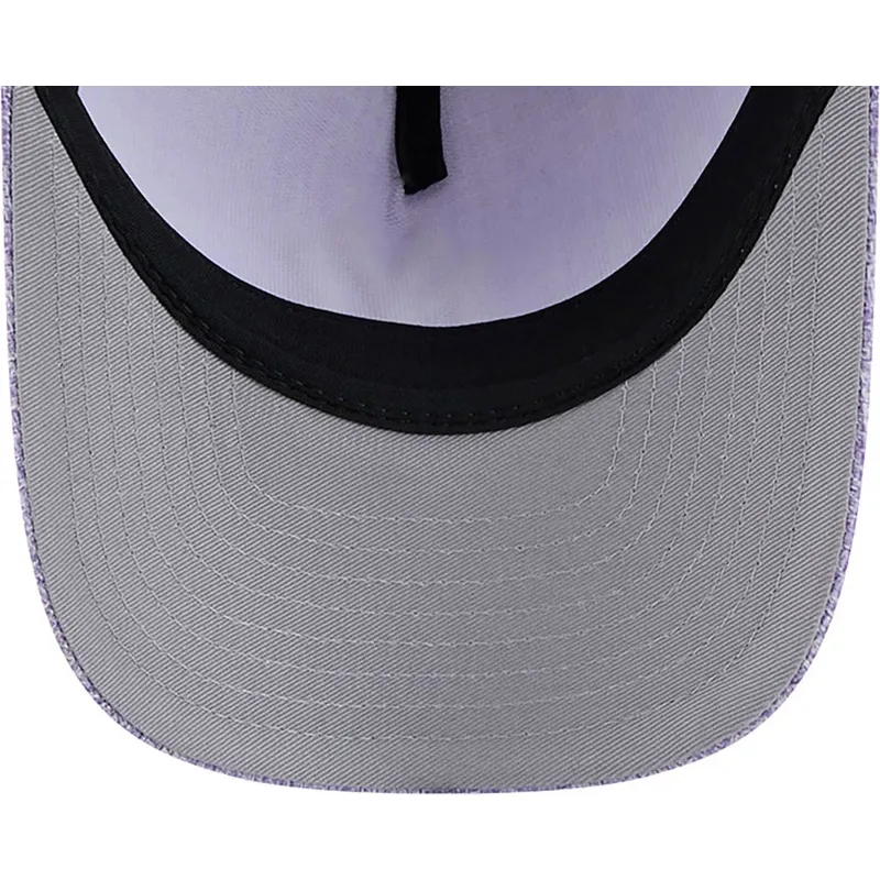 cappellino-curvo-viola-snapback-9forty-m-crown-a-frame-cotton-weave-dei-new-york-yankees-mlb-di-new-era
