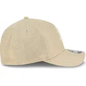 casquette-courbee-beige-snapback-9forty-m-crown-a-frame-cotton-weave-chicago-white-sox-mlb-new-era