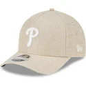 epci-curbata-bej-snapback-9forty-m-crown-a-frame-cotton-weave-de-philadelphia-phillies-mlb-de-new-era