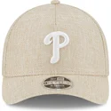 epci-curbata-bej-snapback-9forty-m-crown-a-frame-cotton-weave-de-philadelphia-phillies-mlb-de-new-era