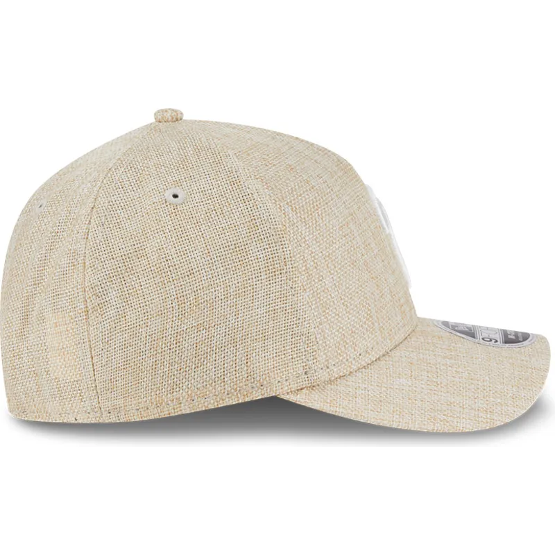 beige-bojd-skarm-snapback-keps-9forty-m-crown-a-frame-cotton-weave-fran-philadelphia-phillies-mlb-fran-new-era