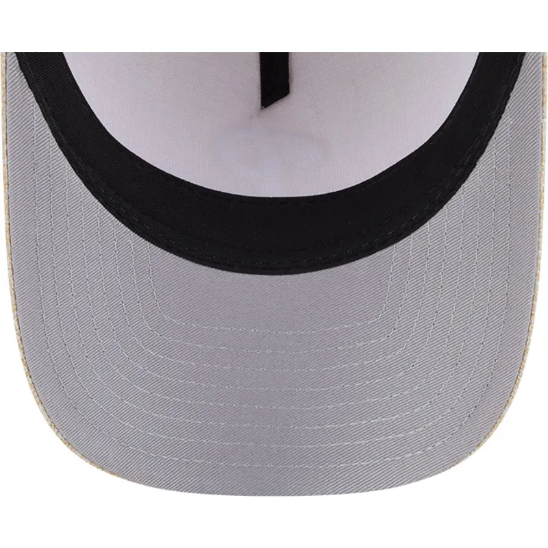 beige-bojd-skarm-snapback-keps-9forty-m-crown-a-frame-cotton-weave-fran-philadelphia-phillies-mlb-fran-new-era