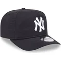 new-era-curved-brim-golfer-everyday-nylon-new-york-yankees-mlb-black-adjustable-cap