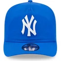 new-era-new-york-yankees-mlb-golfer-everyday-nylon-verstellbare-blaue-kappe-mit-gebogenem-schirm