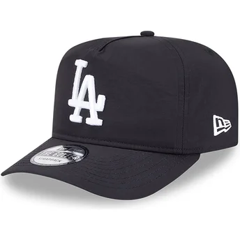 Gorra curva negra ajustable Golfer Everyday Nylon de Los Angeles Dodgers MLB de New Era