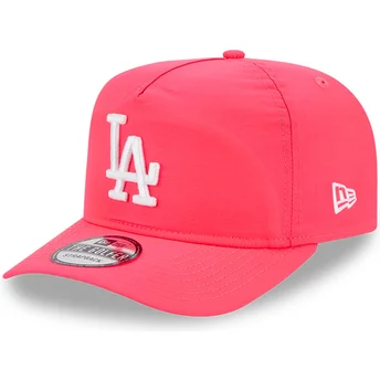 Gorra curva rosa ajustable Golfer Everyday Nylon de Los Angeles Dodgers MLB de New Era