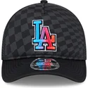 los-angeles-dodgers-mlb-new-era-svart-9forty-m-crown-a-frame-gradient-raceway-truckerkeps