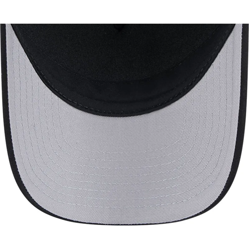 schwarze-trucker-kappe-9forty-m-crown-a-frame-gradient-raceway-der-los-angeles-dodgers-mlb-von-new-era