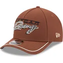 cap-curbata-brown-snapback-9forty-m-crown-a-frame-motorsport-de-nascar-de-new-era