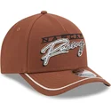 brun-bojd-snapback-keps-9forty-m-crown-a-frame-motorsport-av-nascar-fran-new-era
