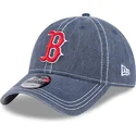 boston-red-sox-mlb-new-era-9twenty-justerbar-tvattad-kontrast-bla-bojd-keps