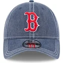 gorra-curva-azul-ajustable-9twenty-washed-contrast-de-boston-red-sox-mlb-de-new-era