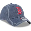 boston-red-sox-mlb-new-era-9twenty-justerbar-tvattad-kontrast-bla-bojd-keps