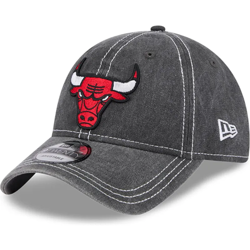 chicago-bulls-nba-9twenty-washed-contrast-verstellbare-graue-kappe-von-new-era