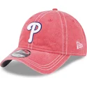 epci-curbata-roz-reglabila-9twenty-washed-contrast-de-philadelphia-phillies-mlb-de-new-era