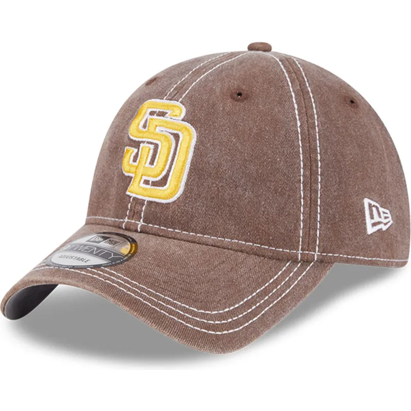 epci-curbata-maro-reglabila-9twenty-washed-contrast-de-san-diego-padres-mlb-de-new-era