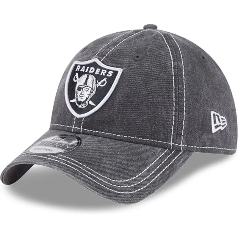 epci-curbata-gri-reglabila-9twenty-washed-contrast-de-las-vegas-raiders-nfl-de-new-era