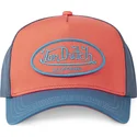 casquette-trucker-rouge-et-bleue-blfl-von-dutch